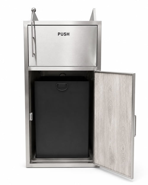 Commercial Waste Bin with Galvanised Liner