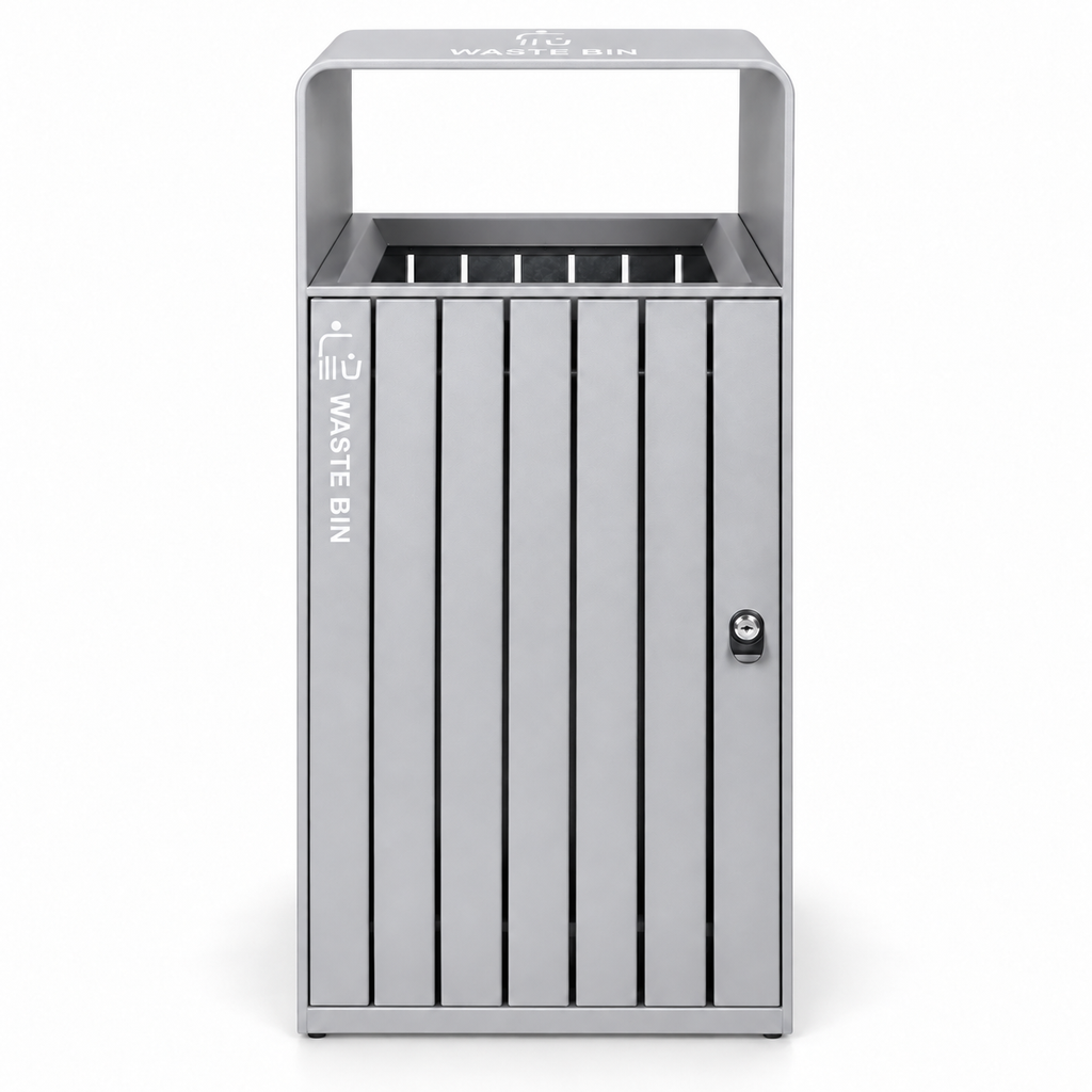 Commercial Stainless Steel Waste Bin