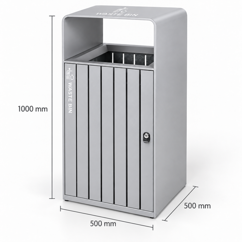 Commercial Stainless Steel Waste Bin